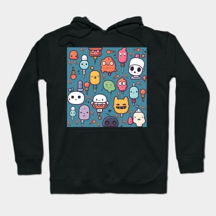 strange and strangers characters kawaii and cute graphic design Hoodie